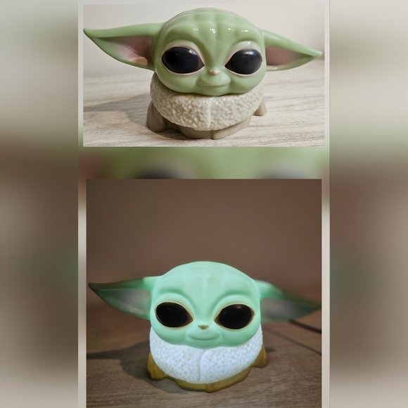 Star Wars Baby Yoda USB Push Button Figurine Collectible Desk Light Lamp - Picture 1 of 9